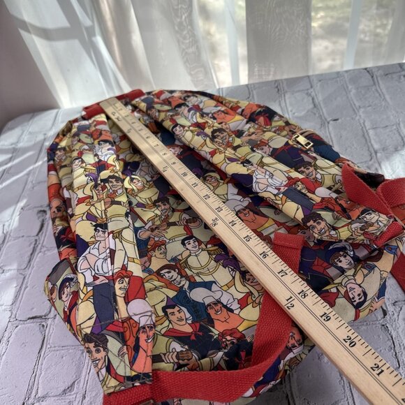 Disney Store Oh My Disney Hero Prince Backpack Bag Flynn Beast Eric Phillip - Picture 9 of 16